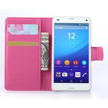 YINGHUI Pre Sony Xperia Z4 Kompaktný Prípade Peňaženky Karty Flip Kožený Kryt Chrániť telefón puzdro Pre Xperia Z4 Z3+ Z3 Plus E6553 E6533