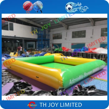 5x5m PVC plachta nafukovací bazén pre predaj, obdĺžnikový bazén nafukovacie vody bazén