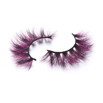 Módne Farebné Falošné Mihalnice Načechraný Štýl 6D Prírodné Noriek Vlasy Cosplay Lash Extension Falošné Mihalnice Eye make-up Nástroje