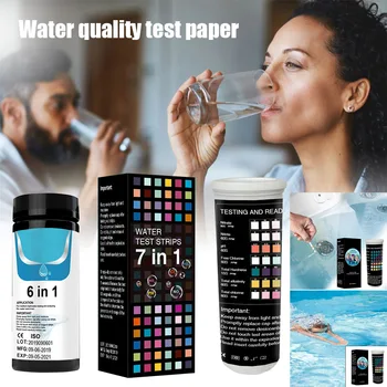 50pcs Kvality Vody Testovací Prúžok pre bazénový Kúpeľ Test Papier Expriment Nástroj SDF-LODE