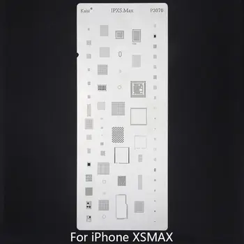 1PC Nehrdzavejúcej Ocele IC Čip BGA Reballing Vzorkovníka Súpravy Nastaviť Spájky Šablóny pre iPhone XS MAX/XR/XS/X/8 a/8/7 Plus/7/6S Plus/6