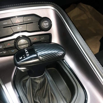 Pre Dodge Challenger Nabíjačku-2019 Radenie Gombík Uhlíkových Vlákien Vzhľad Krytu Hlavy Výbava Auta