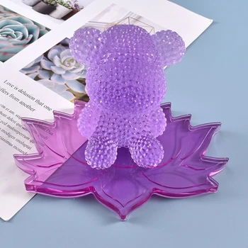 Lotus Dráha Zásobník Pohár Mat Odlievanie Silikónové Formy Crystal Epoxidové Živice Formy DIY Remesiel Šperky, Dekorácie Výrobu Nástrojov