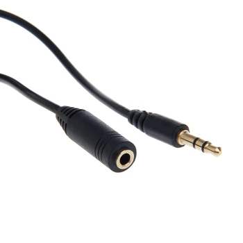 3, 5mm M/F Stereo konektor pre Slúchadlá a Aux Predlžovací Kábel Kábel S ovládaním Hlasitosti