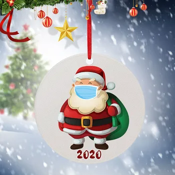 4PC 2020 Vianočné ozdoby závesné dekorácie darček produkt osobné rodinné vianočné dekorácie pre domov vonkajšie strom