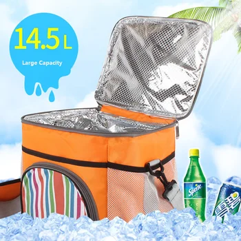 Oxford handričkou izolácie taška prenosné prenosné uhlopriečka chladenie ice ice pack taška obed box vrece pikniková taška