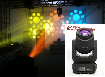 LED 200W 230W Lúč Mieste Umývanie 3in1 gobo pohyblivé hlavy svetlá super svetlé Pre Koncertu Svetlo dj Show disco svetlo