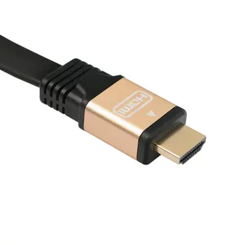 4K Ploché HDMI Kábel, 1 m/1,8 m/3 m/5m Vysoko Kvalitný HDMI kábel pre Počítač