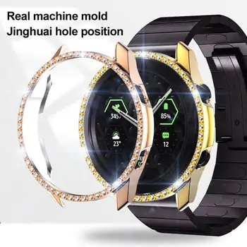 Pre Samsung Galaxy Watch3 PC Pokovovanie Sledovať Ochranný Kryt, 45MM Proti Poškriabaniu Príslušenstvo Displej na Ochranu Transparentné