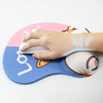 3D Náramok Sexy Anime Silikónová Podložka pod Myš s Sklzu na Ochranu Zápästia Japonsko Zadok Hrudníka Herné Príslušenstvo Padmouse Stôl Mat