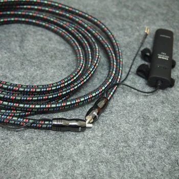 HiFi Audio Sub-3 Subwoofer RCA Digitálny Koaxiálny Kábel s 72V DBS Striebra, Pozlátený Konektor