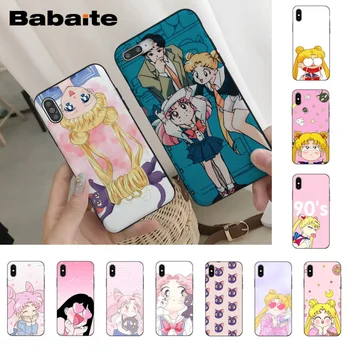 Babaite Dievča, Ružová Série Super Roztomilý Sailor Moon Telefón puzdro pre iPhone 8 7 6 6 Plus X Xs Xr XsMax 5 5S SE 5C11 11pro 11promax