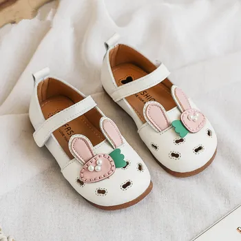 2020 nové jarné deti baby girl deti topánky kožené topánky mäkké dno dievčatá módne princezná roztomilé topánky sandále
