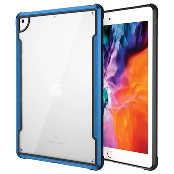 2020 iPad Prípade 10.9 palcový iPad Air4 Kov Plochý Prípade 10.2 Transparentné Odolnosť proti Poškriabaniu