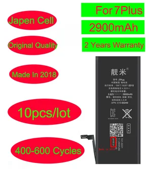 10pcs/veľa Mobilný Telefón 7Plus Batérie pre Iphone 7Plus 7P 5.5