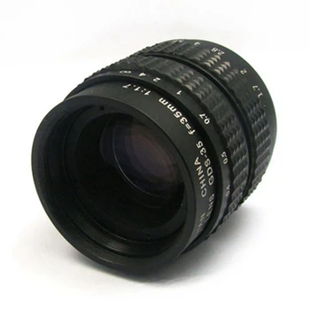 35mm F/1.7 C-Mount Objektív Objektív s Adaptérom Krúžok pre PanasOnic Olympus Fotoaparát