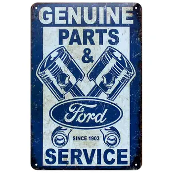 Vintage Kovov Cín Značky Ford Doska Pin Up Ošumelé Elegantné Dekorácie Kovové Plagát Pub Plechu Obchod Garáž Dekor 30x20cm
