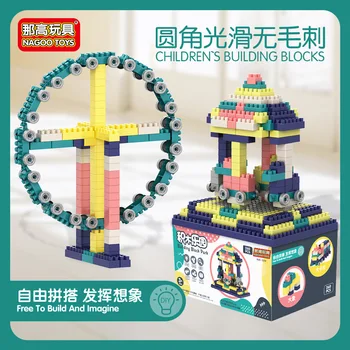 Veľké granule detský zábavný park stavebné bloky raného vzdelávania diy inteligencia, rozvoj tvorivej montáž puzzle, hračky