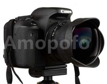8mm F/3.5 Aspherical Kruhové Ultra Širokým Uhlom Fisheye Objektív Pre Fotoaparáty Canon EF