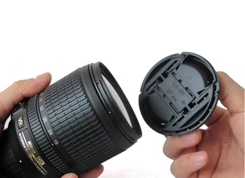67mm Prednej Šošovky Kapota Kryt Snap-on s Káblom pre Nikon Objektív
