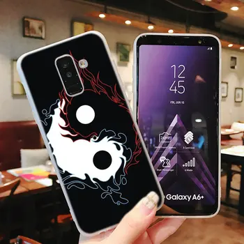 Silikónové Telefón Prípade Tai Zhi Yin Yang pre Samsung Galaxy A8S A6S A8 A9 Star A7 A6 A5 A3 Plus 2018 2017 2016 Kryt