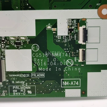 CG516 NMA741 je vhodný pre Lenovo Ideapad 310-15ABR notebook doske CPU A10-9600 4G RAM, GPU R5 M430 2G test práca