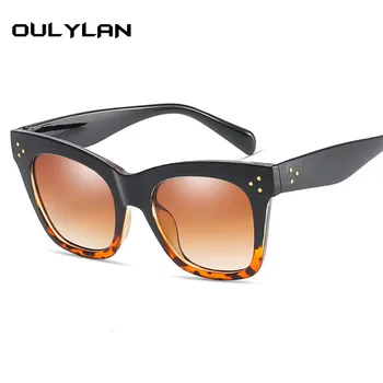Oulylan Klasické Cat Eye slnečné Okuliare Ženy Vintage Nadrozmerné Gradient Slnečné Okuliare Odtiene Žena Luxusné Dizajnér Slnečné okuliare UV400