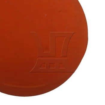 Yibuy 0.8x0.6inch Orange Univerzálne Gumy Kolo dolné stehno Praxi Tichý Tipy Bicie Príslušenstvo Pack 2