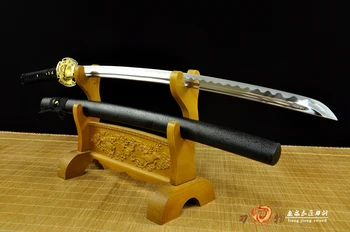 Ručné forge 9260 pružinovej ocele Japonský Samuraj Meč katana Full Tang ostrý nôž