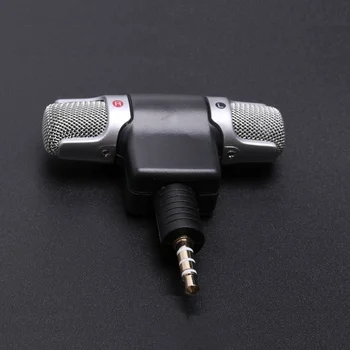 Mini 3,5 mm Jack pre Mikrofón Stereo Mikrofón Pre Nahrávanie, Mobilný Telefón Studio Rozhovor Mikrofón Pre Smartphone