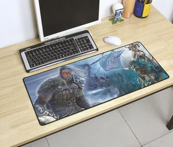 Vikingovia Vojny Klanov, podložky myši computador hráč mause pad 700x300x3mm padmouse veľké Profesionálne mousepad gadget kancelársky stôl rohože