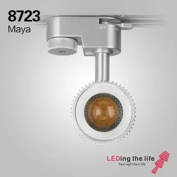 COB LED CREE Sledovať svetlo zoomovateľnom stmievateľné Spot light Vysoké CRI Stropu nadol lampy, Múzeum, Galéria umenia Stravovanie osvetlenie 3W