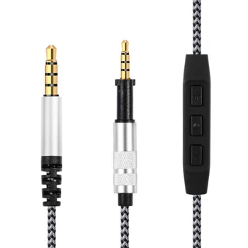 Náhradné Stereo Audio Kábel Hudby Drôt Predlžovací Kábel pre AKG K450 K430 K451 K452 K480 K490 K495 Q460 Slúchadlá