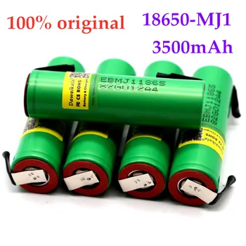 10-50PCS Originálne INR 18650 MJ1 3500 MAH 10A DESCARGA li-iony MJ1 18650 bateria C Lula de 3500 MAH baterias + DIY nicke