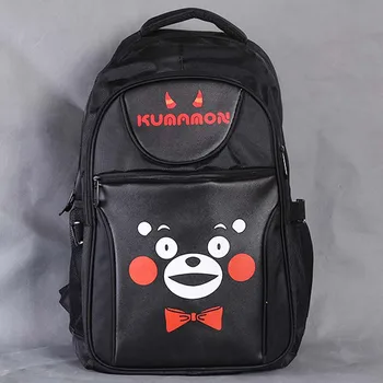Japonský Maskot Kumamon Notebook Čierny Batoh/Double-Ramenný/Škola/Cestovná Taška pre Teenagerov alebo Animácie Nadšencov