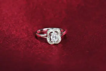 Móda kórejský Krištáľové Šperky, Zásnubné Snubné Prstene Pre Ženy Anel Aliancas Plata Prst Prsteň Casamento Šperky Nové 15R1646
