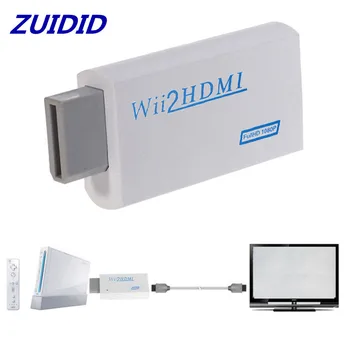 WII HDMI HD prevodník, Automatické Upscaler 3.5 mm Stereo Audio Pre TV Herné Konzoly Adaptér Konvertor