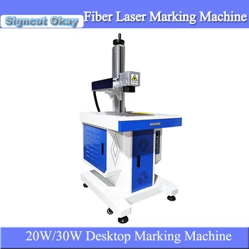 JIN ZHI JIN 20w 30W vlákniny laserové značenie stroj plastových Vlákien laserové Značenie stroj Voliteľné Laserový Zdroj