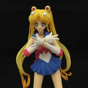 Anime Postavy Sailor Moon Tsukino Usagi Pohyblivé Hračky Obrázok Hračka Sada Prídavného Sailor Moon Akcie Obrázok Modelu Bábika Darček