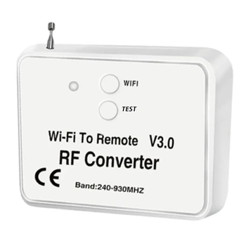 Univerzálny Bezdrôtový Wifi na RF Converter, Telefón Namiesto Diaľkové Ovládanie 240-930Mhz pre Smart Home
