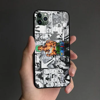 Roronoa Zoro Jeden Kus Anime Mäkké Silikónové Tvrdeného Skla Pre IPhone SE 6 7 8 Plus X XR XS 11 Pro Max Telefón Prípade Kryt Plášťa