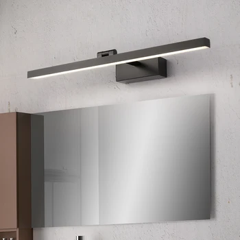 Moderné Led zrkadlo Nástenné Svietidlá Priemyselné štýl kúpeľňa márnosť spálňa tvoria Nástenné Svietidlo Ľahké Nepremokavé Nehrdzavejúcej Ocele