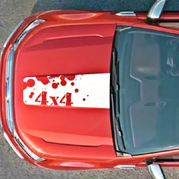 4X4 off road atrament značky kapoty Gradient strane prúžok grafický Vinyl auto nálepky na Ford ranger 2012 2013 2016 2017 2018