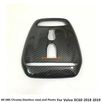 Pre Volvo XC60 2018 2019 2020 Auto Stick Kryt Prednej Hlavu ABS Matný Čítanie Čítanie Prepnúť Tlačidlo Svetlo na Čítanie Rám Orezania Časť 1pcs