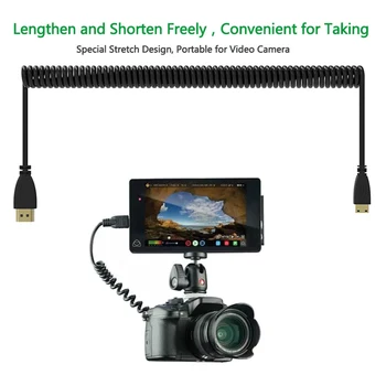 Flexibilné Vysokú Rýchlosť HDTV Jar Príslušenstvo Kábel, Adaptér Plug And Play Fotoaparát pozlátené Tablet Mini Black