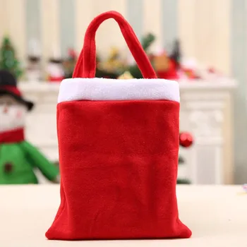 Vianoce, Vianočné dieťa candy Darčekové Tašky Vianočné Červená Tote Bag Deti Darčekové Tašky Rekvizity Deti, Hračky, Cukrovinky, Tašky Dekorácie 20% zľava