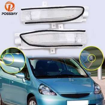 POSSBAY Auto Spätného Zrkadla Zase Signálne Svetlá LED Lampa pre 2007-2008 Honda Fit Hatchback Auto Exteriéru Výstražné Svetlo
