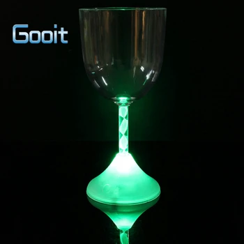 LED Piť Blikajúce Farebné poháre na Víno, Pohár Svetlo Pre Bar Strany