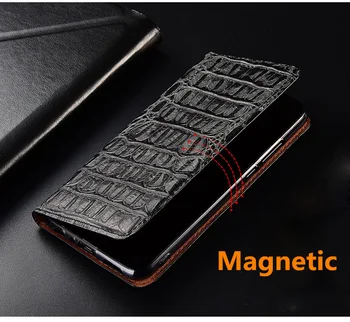 Krokodíl vzor pravej kože magnetické prípade card pre Asus Zenfone 5 Lite ZC600KL/Zenfone 5 2018 ZE620KL telefón taška funda