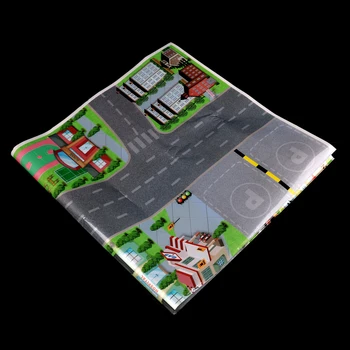 1pc Deti Vzdelávacie Hračka Návštevnosť Scény Mapu Auto Parkovisko Mapa Mesta pre Simuláciu Mini Auto Vozidla Diecasts Kamión Hračiek
